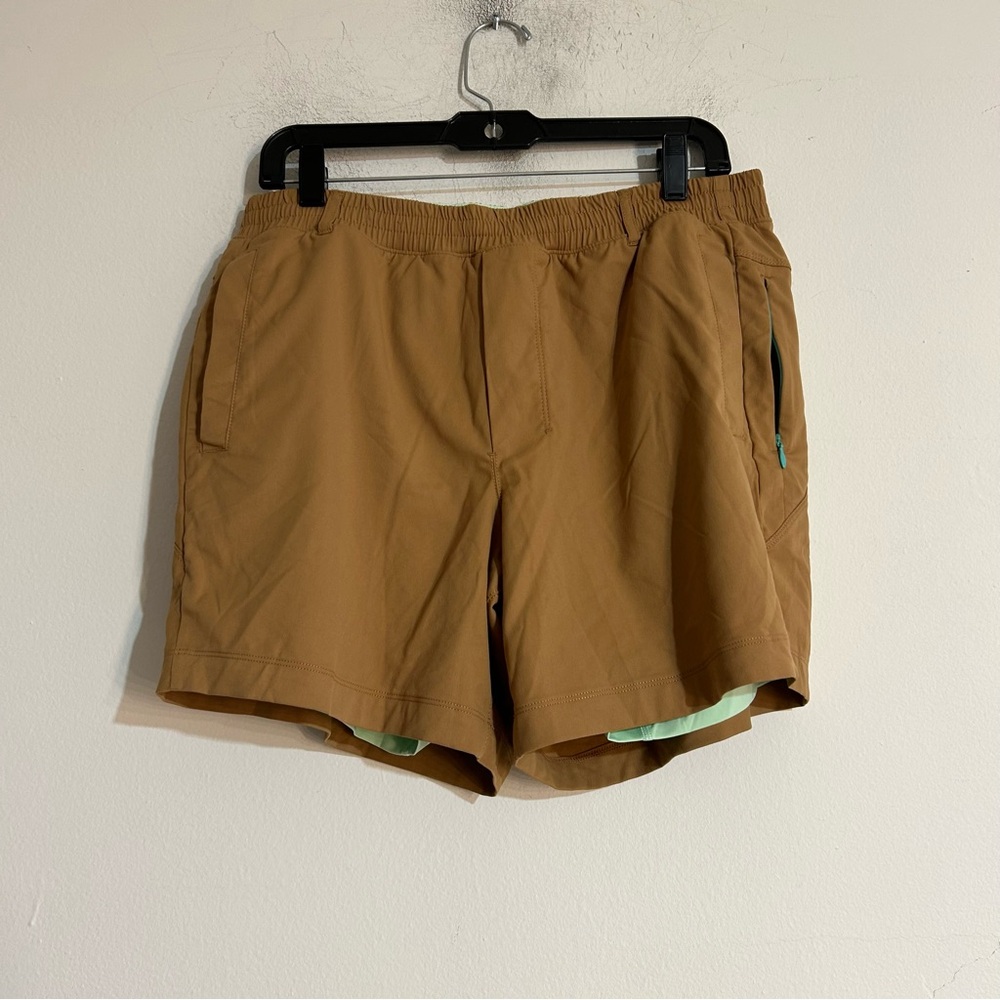 Birddogs The Marty McFridays 3 in 1 Khaki Shorts Graham Tan XL Short 5" Lined